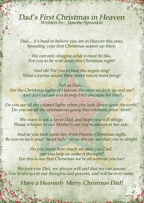 Christmas In Heaven Quotes And Poems. QuotesGram
